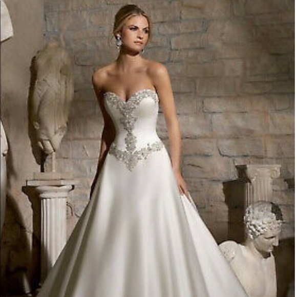 duchess satin wedding dress
